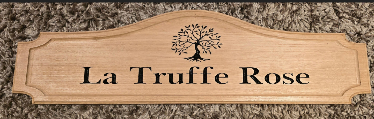 Large Oak sign 800mm x 250mm