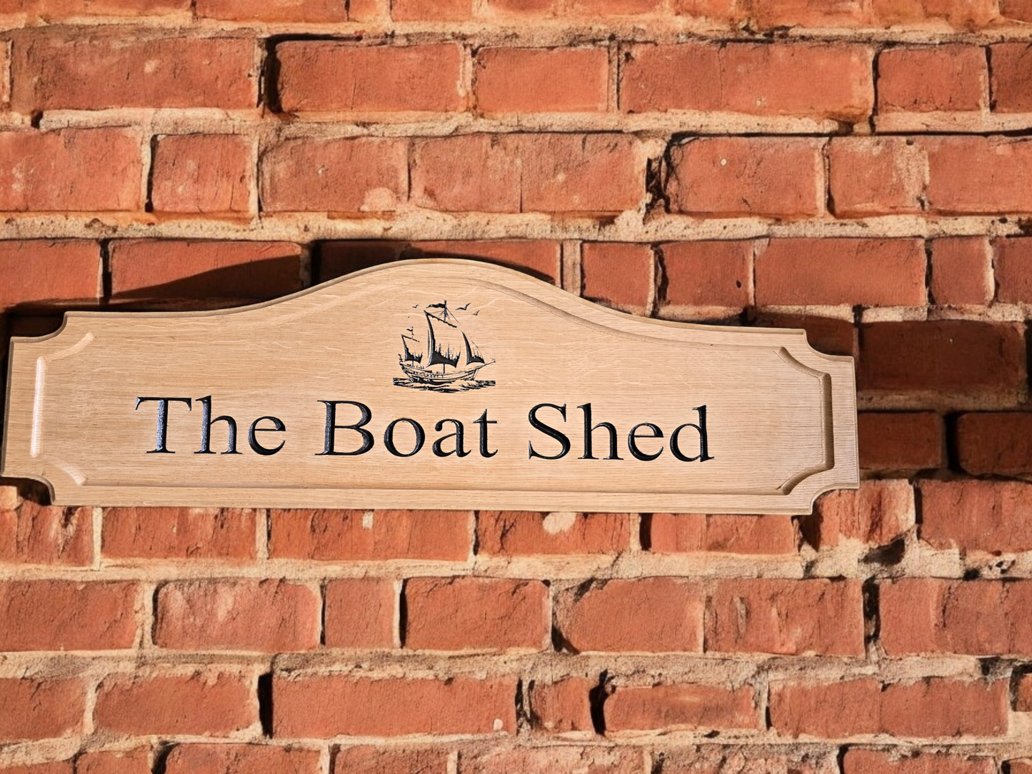 Large Oak sign 800mm x 250mm